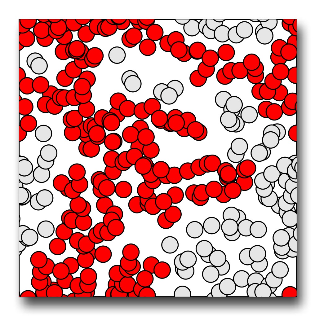disk percolation example